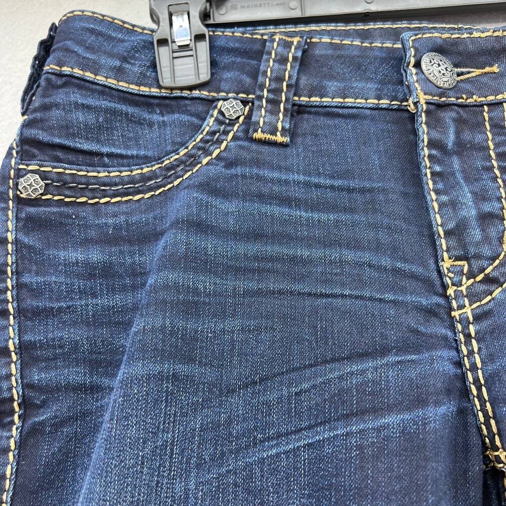 Silver Jean Co. Suki Mid Super Skinny Faux Flap Pocket W28/L31 Dark Wash - Picture 8 of 16